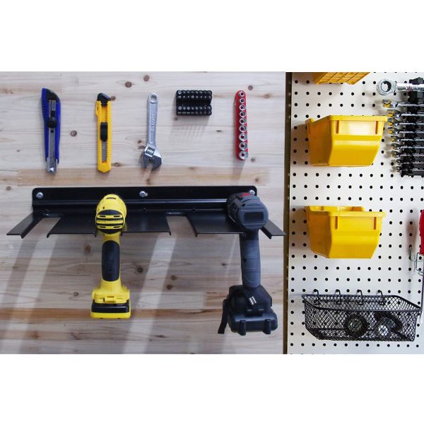 Настенный держатель сверла держит 4 сверла, электрический сверло инструмент стойки, тяжелые утилитные стойки