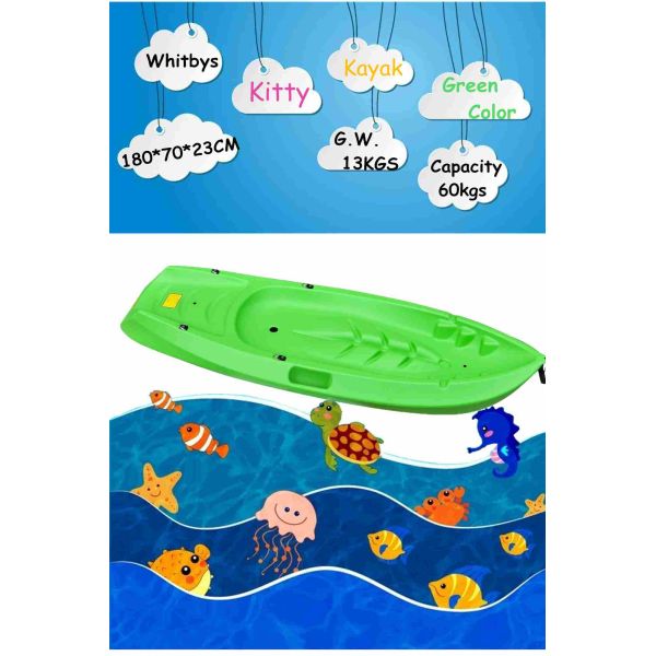 Популярные дети сидят на каяке детей каяка 180Л*70В*23Х пластиковом легком для того чтобы управлять