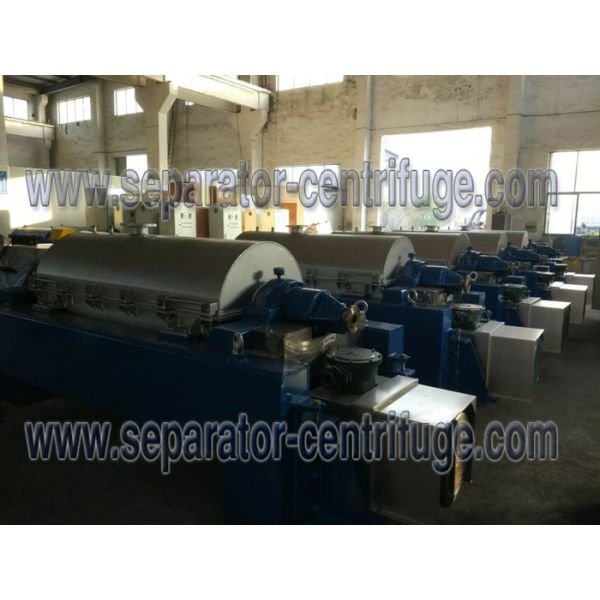 Continuous Operation Decanter Centrifuges Machine For Light Industry
