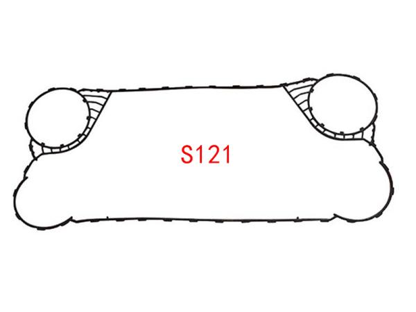Standard or Customized Plate Size Plate Heat Exchanger Gasket with High Flexibility and 350% Elongation At Break