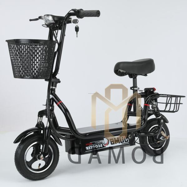 14inch Fat Tire Folding Ebike Electric Mountain Mini Bike Bicycle 350W 48V12AH with Steel Frame Easy to Fold and Store