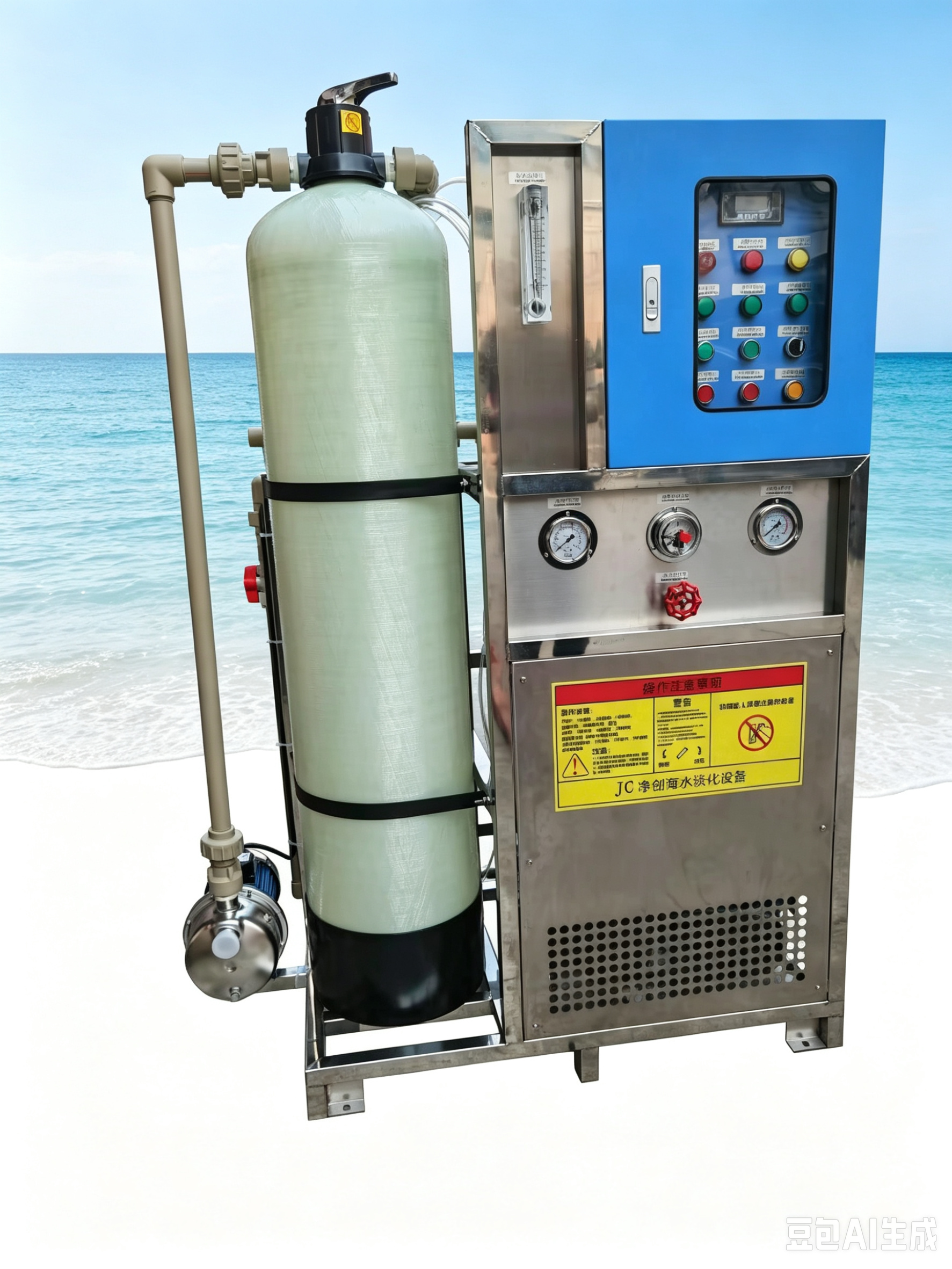 Marine Seawater Desalination Unit (Reverse Osmosis)