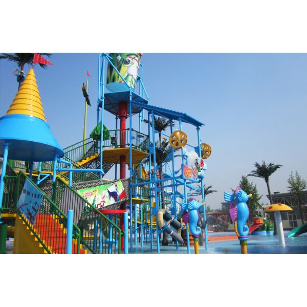 Дом воды оборудования спортивной площадки Aqua стеклоткани большой для таможни потехи семьи