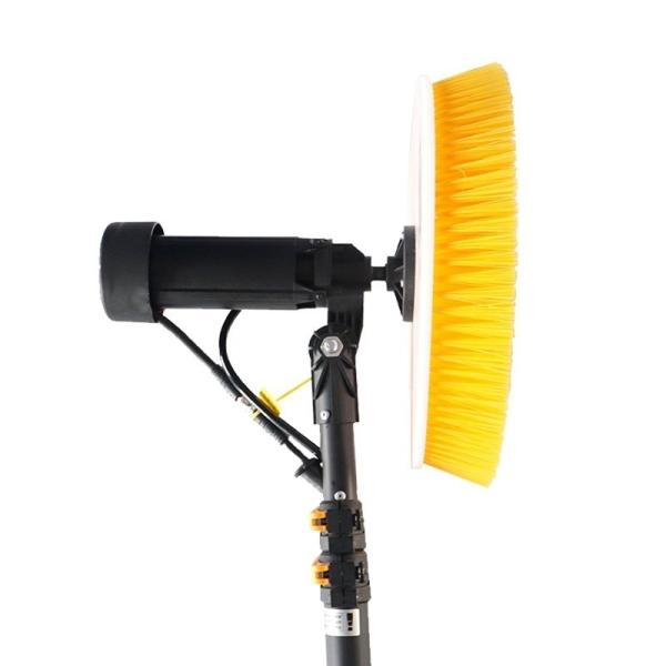 Remote Control-Free Solar Panel Cleaner Single Head Spin Brush for Photovoltaic Farms