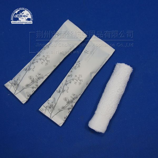 Полотенца устранимого хлопка авиакомпаний руки горячие