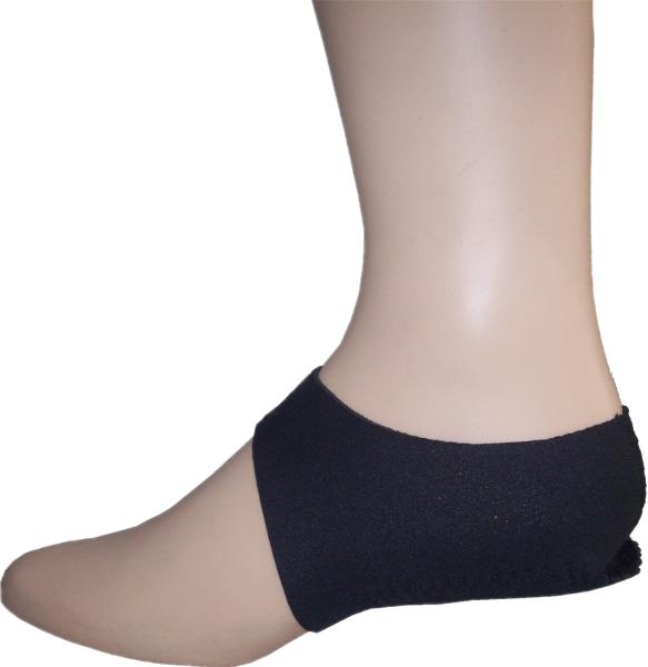 Black Neoprene Plantar Fasciitis Therapy Wrap For Arch Support Heel Pain