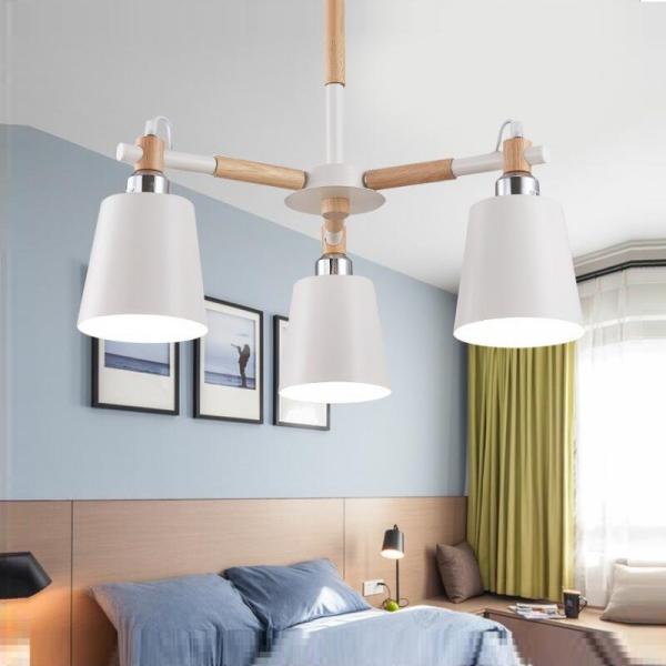 LED Wooden Chandelier For Living room Bedroom restaurant Bar vintage ceiling lamp Loft Chandelier(WH-MI-273)