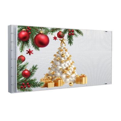P4 Adhesive Transparent LED Display SMD1921 240x1500mm Front Service