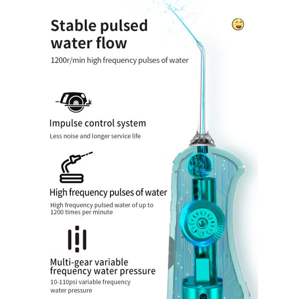 Давление Flosser 30-110psi воды Nicefeel DIY с цистерной с водой 300ML