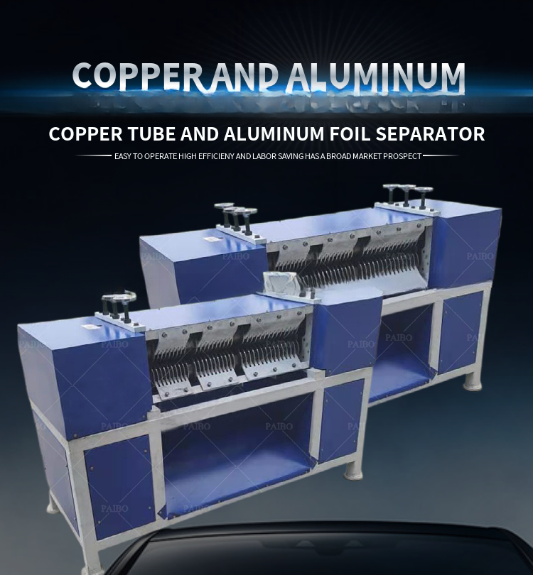 Advanced Automatic Copper Pipe Removal Machine for Radiator Aluminum Copper Separation