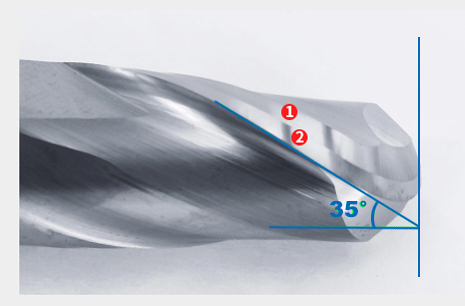 2 Срезка флейты HRC55 2mm-6mm Ball Nose End Mill / Вольфрамовая стальная спиральная фреза