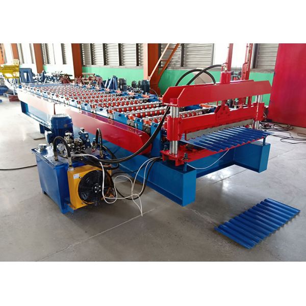 Популярный рифленый стальной настилая крышу крен листа формируя машину для стены и крыши дома