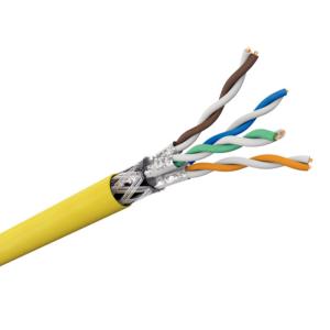 SFTP CAT7 LSZH 600MHz 23AWG Solid Copper Cable For Data Centers And 5G Networks