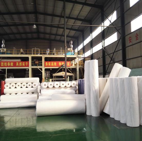 Waterproof PP Spunbond Fabric Roll White Color For Non Woven Geotextiles 10cm-320cm