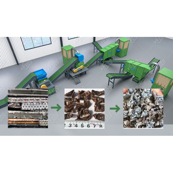 Cast Aluminum Alloy Shredder Machine Aluminum Scrap Crusher Industrial Scrap Shredder For Metal Aluminum Recycling