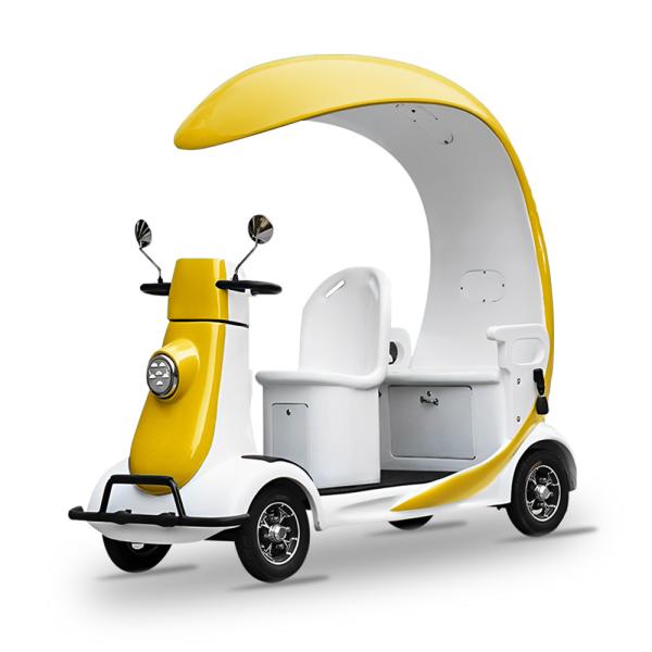 Gold Trimmed 48 V / 40 AH FRP Tour Vehicles Dubai Mall Approved Supplier