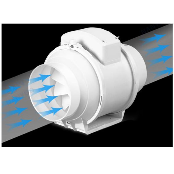 4 Inch Mixed Flow Duct Fan