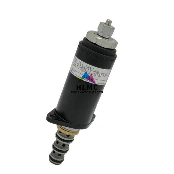 Excavator Replacement Parts KT320B/C Protective Lock Solenoid Valve 121-1491 KWE5K-31/G24D For   320B 320C