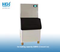 Cubo quadrado automático 1500W comercial 105L do fabricante de gelo de 320KG /24H