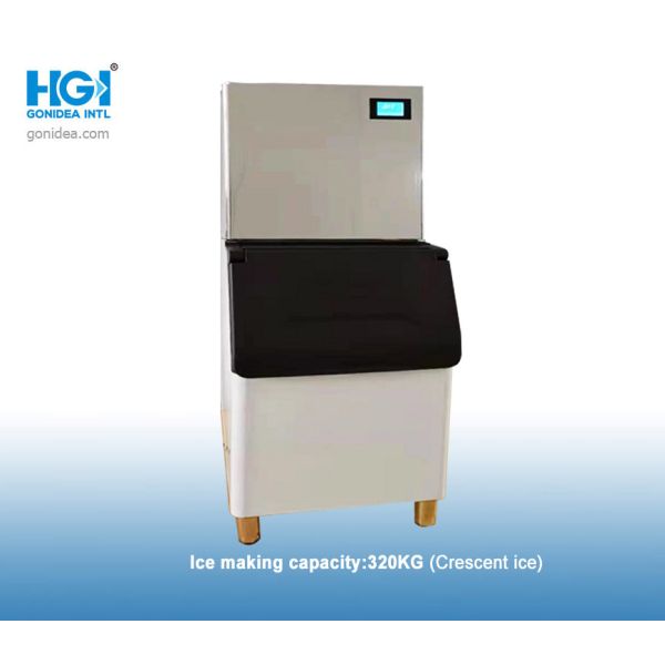 Куб коммерчески 1500W 105L создателя льда 320KG /24H автоматический квадратный