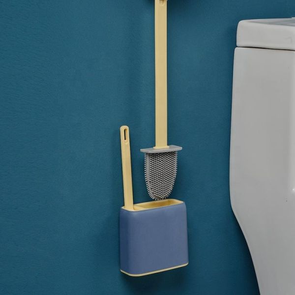 Глубокий очищая держатель держателя щетки чистки шара туалета течебезопасной установленный стеной