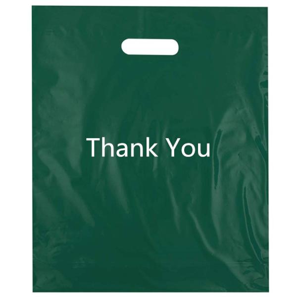 Eco Friendly Custom Logo Reusable Shopping Bags , Die Cut Plastic Bags