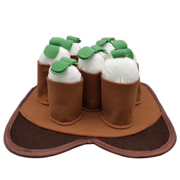 Самые лучшие игрушки обслуживания головоломки еды головоломки обслуживания собаки Diy собаки с 6 морковами