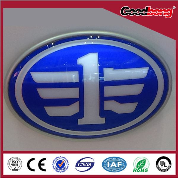 Custom Vacuum Forming Acrylic logo Advertising Auto 4s Car Shops