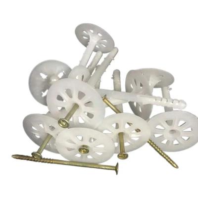 3/4 Inch 50mm Green Plastic Insulation Cap Nails For Insulation