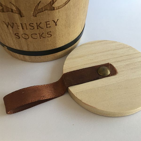 Customized Logo Acceptable Wooden Tea Coffee Sugar Canisters Set Barrel Shape