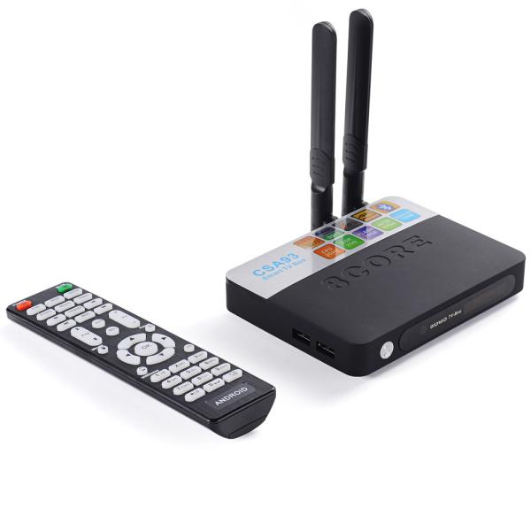 2016 New Arrival CSA93 Octa core Smart Android TV BOX 2G 16G Kodi 17 Dual WIFI OTT TV BOX