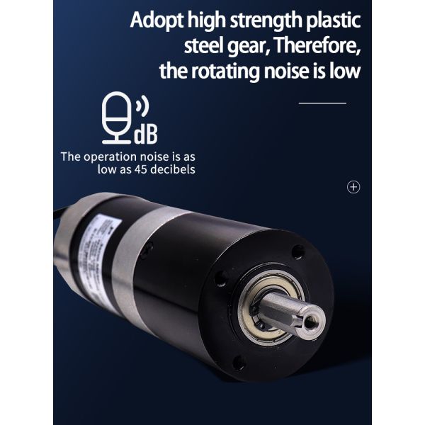 Speed Gate Servo Motor with Integrated Acceleration-Deceleration Mechanism, Incremental Encoder Feedback & 1:26 Gear Reduction Ratio