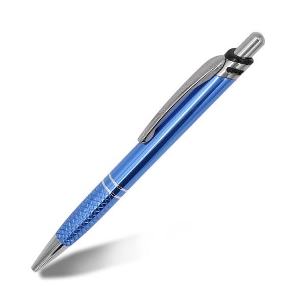 High Quality Customized Aluminum Barrel Ballpoint Pen Retractable Ball Pen With Logo