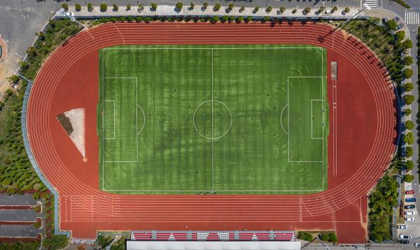 Outdoor Rubber Running Track UV Resistance Playground Sports Flooring