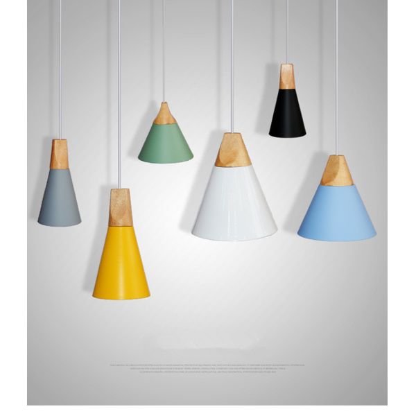 Lumière pendante de chambre à coucher 140*280mm moderne colorée minimaliste d'AC85V 31W