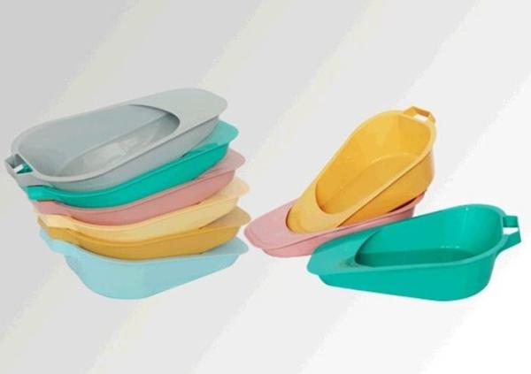 Plastic disposable patient fracture bedpan, Medical bedpan with Handles, Adult bedpan with many color
