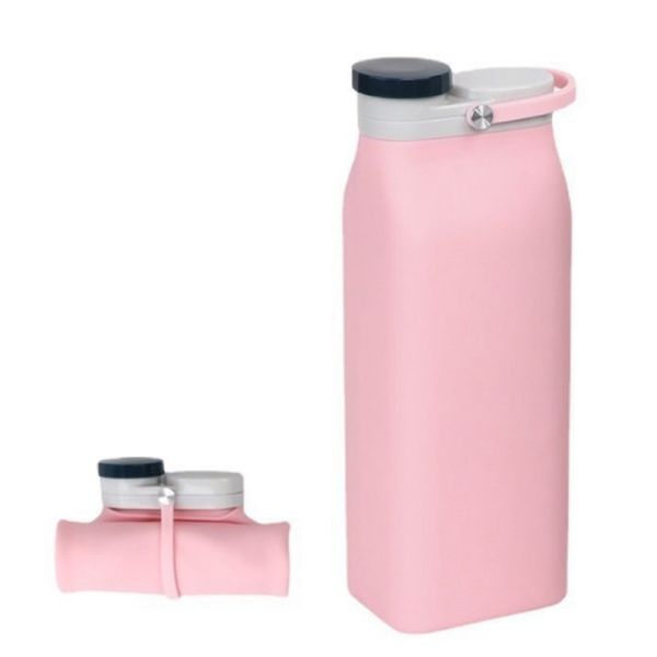Custom Logo Collapsible Silicone Drinking Water Bottle Perfect for Business Gifts