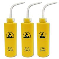 Uso industrial distribuidor seguro antiestático plástico da garrafa do ESD do HDPE amarelo da cópia