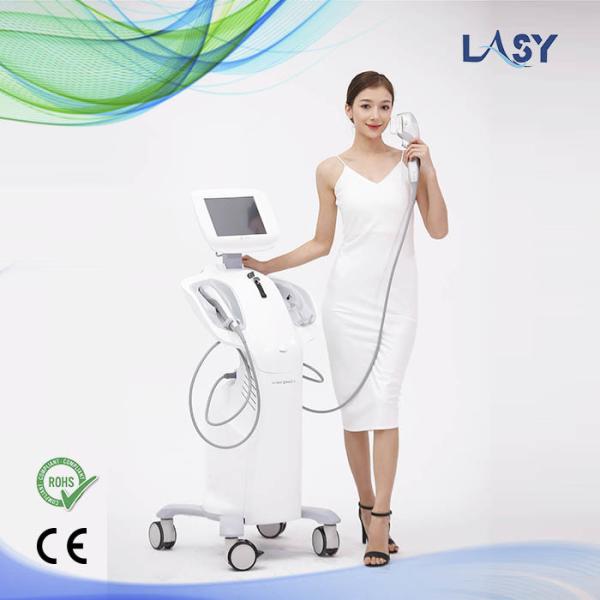 Triple Handle Ultrasound Physical Therapy Equipment Vertical Professional HIFU Style