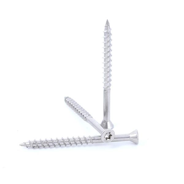 CSK Head Torx Recess Nibs A2 Stainless Steel 304 Timber Screws Partial Thread Type 17
