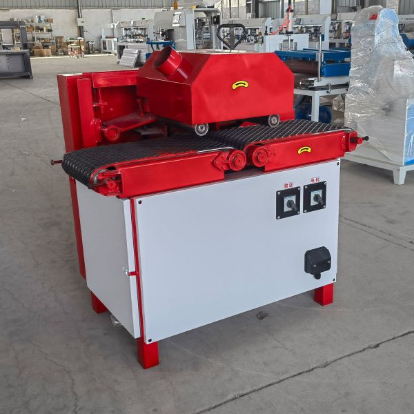 Wood Processing with PDPJ300 Solid Wood Panel Multi Blade Saw and 10 Inch Saw Blade