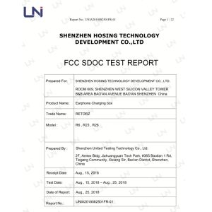 Shenzhen Hosing Technology Development Co., Ltd. Certifications