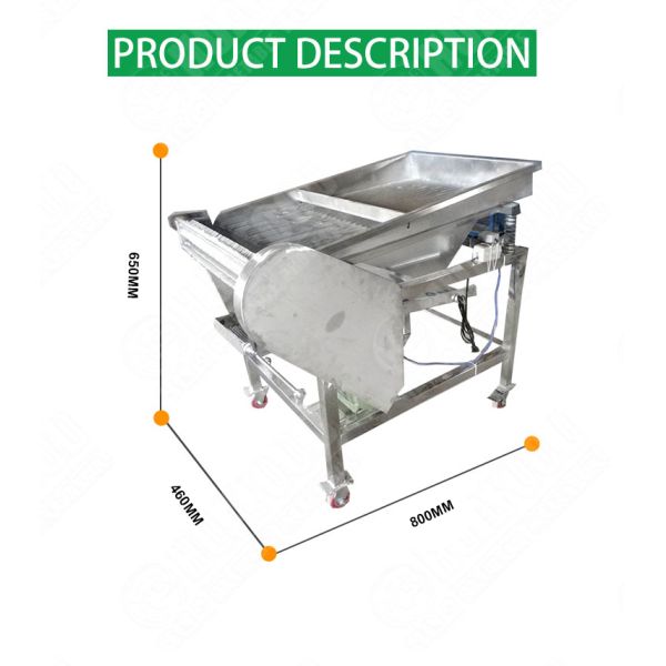 Automatic Fruit Vegetable Processing Equipment Bean Shell Removing Machine