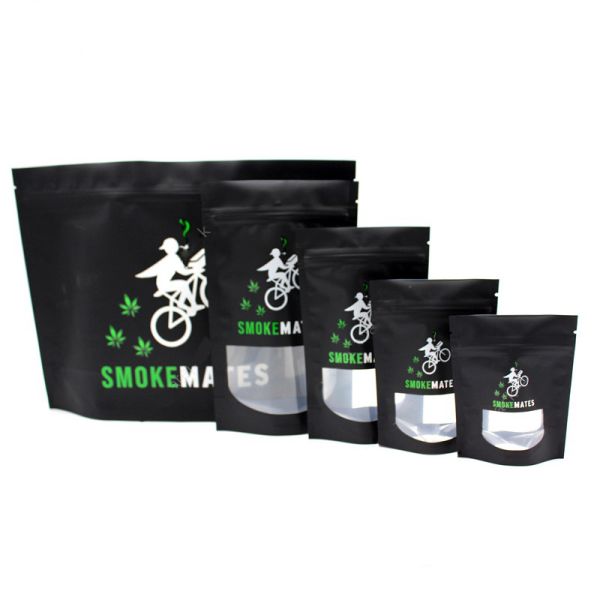 Mylar Bags Edible Stand Up Matte MOPP VMPET Weed Ziplock Bag ISO9001