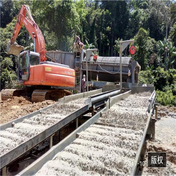 africa popular small trommel 200 tph alluvial gold mine washing plant for sale