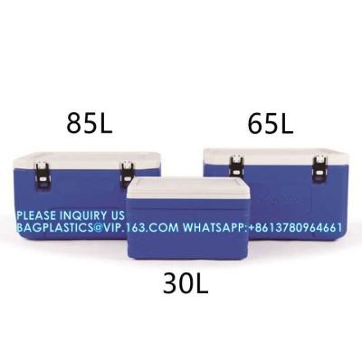 30L 50L 65L 70L 85L 120L PU Foaming Ice Cooler Box Picnic Medical Transport Vaccine Large Picnic Fishing Cooler Box