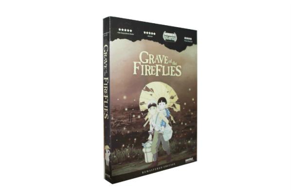 Wholesale Grave of the Fireflies dvd movie disney children carton dvd with slipcover case