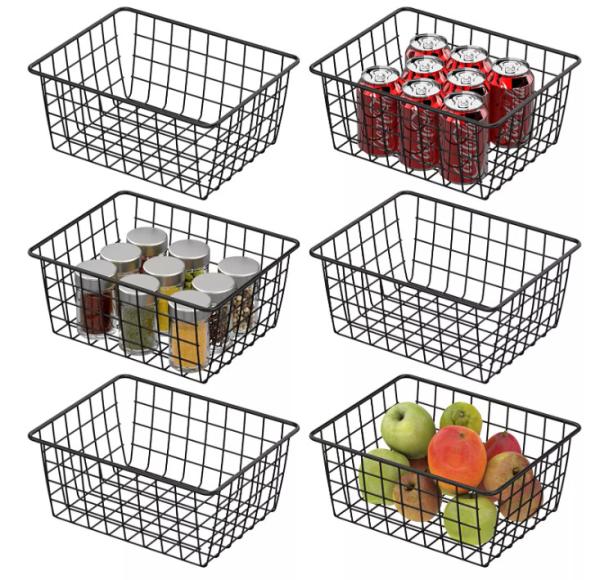 Stainless Steel 304 Small Wire Mesh Baskets Kitchen Wash Vegetable Fruit