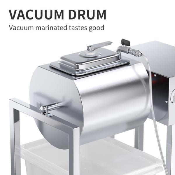 40L Stainless Steel 201 Fast Food Vacuum Marinating Tumbler for Kitchen Equipment