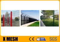 Métal Mesh Fencing Long Using Life de sécurité soudé par route   taille de 3m